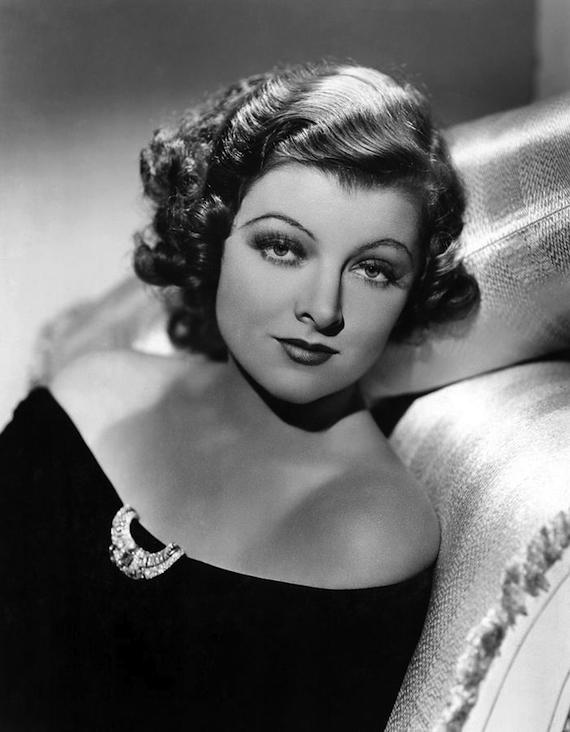 Myrna Loy, 1930s. Myrna Loy, 1930s.