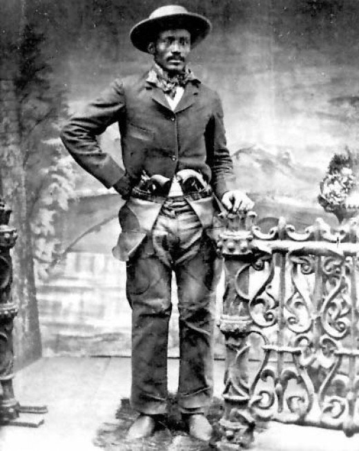 Ned Huddleston, known as "Isom Dart." Brown's Hole, WY. c.1890s Ned Huddleston, known as "Isom Dart." Brown's Hole, WY. c.1890s