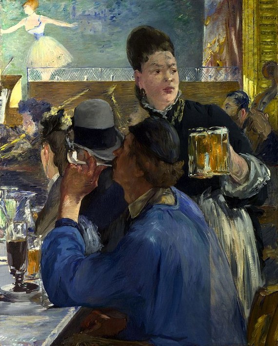 bleu de travail.Edouard Manet, Corner of a Café-Concert, ca. 1878 bleu de travail.Edouard Manet, Corner of a Café-Concert, ca. 1878