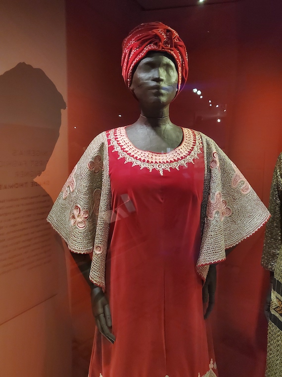Image Genevieve Jones from the Africa Fashion exhibition at the V&A. Image Genevieve Jones from the Africa Fashion exhibition at the V&A.